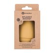 PETITE&MARS Szilikon fürdőjáték kefével Splashy Rocket Intense Ochre 6m+