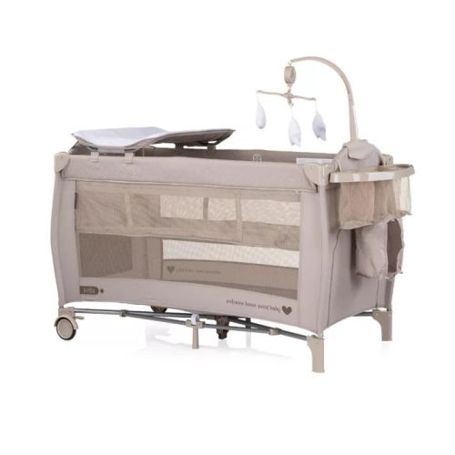 Chipolino Bella multifunkciós utazóágy - tiramisu