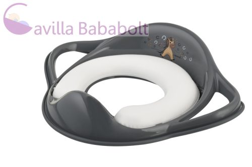 MALTEX WC szűkítő fogantyúval puha Lovacska Minimal - steel grey