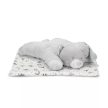 Lorelli Poffy Duo takaró 75x90 cm párnával 45x30 cm - White Grey Teddy Bear