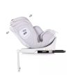 Chipolino Clima Air I-Size autósülés 40-150cm - cloud