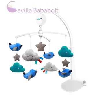 BABYONO zenélő forgó kiságyra 0m+, Repülőgép