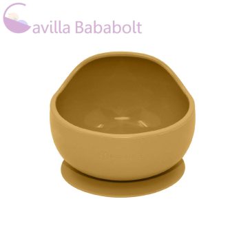   PETITE&MARS Szilikon tál tapadókoronggal TAKE&MATCH Intense Ochre 6m+