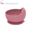 PETITE&MARS Szilikon tál tapadókoronggal TAKE&MATCH Dusty Rose 6m+