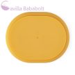 PETITE&MARS Szilikon osztott tányér, ovális Take&Match Intense Ochre 6m+