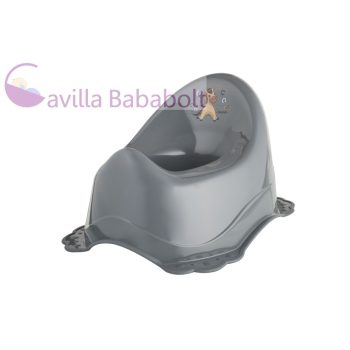 MALTEX Csúszásmentes bili Lovacska Minimal - steel grey