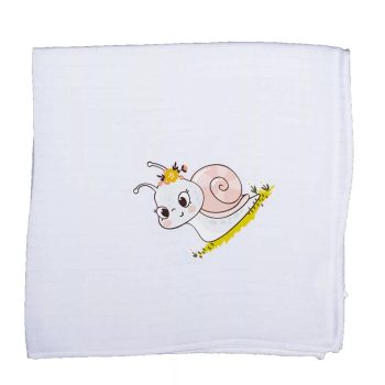 Textil tetra pelenka csiga mintával 70x70cm