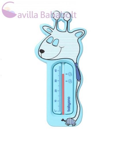 BABYONO Vízhőmérő- zsiráf,kék