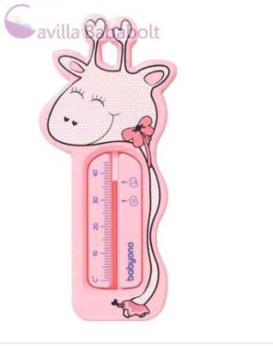 BABYONO Vízhőmérő- rózsaszín zsiráf