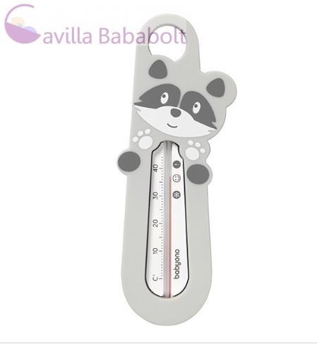 BABYONO Vízhőmérő- mosómedve, szürke