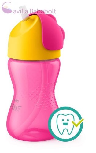 Avent SCF79802 Itatópohár rugalmas szívószállal 300ml lányos