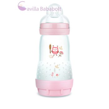 MAM CUMISÜVEG MATT ANTI-COLIC 260ML RÓZSASZÍN BAGOLY