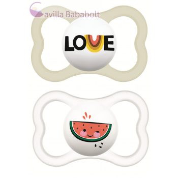 Mam Supreme szilikon cumi 6+  love és dinnye