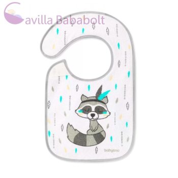   BABYONO Előke Frottír, közepes, vízálló, mosómedve 6hó+