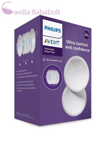 Avent Eldobható melltartóbetét 24 db, (SCF25424) 