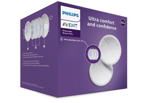 Avent  Eldobható melltartóbetét 60 db (25461)