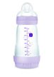 MAM Forest Matt Anti-Colic cumisüveg 260ml - 2h+, lila tigris