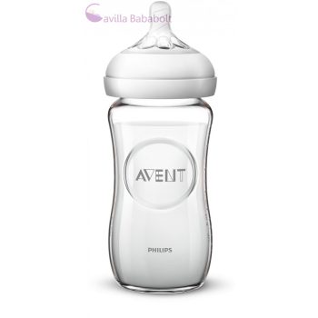 Avent  Natural üvegbõl készült Cumisüveg 240 ml