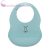 NATTOU Szilikon előke rögzítéssel világoskék BPA mentes