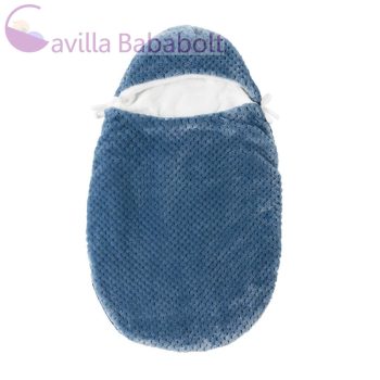   NATTOU babazsák, meleg huzat autósüléshez Lapidou ananászkék 70cm