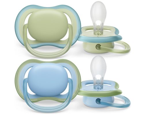 Philips AVENT Játszócumi Ultra air neutral 0-6hó fiús kék, 2db