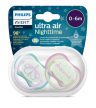 Philips AVENT SCF37619 Játszócumi Ultra air éjszakai 0-6hó lányos, 2db