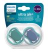 Philips AVENT Játszócumi Ultra air neutral 6-18hó fiús kék, 2db