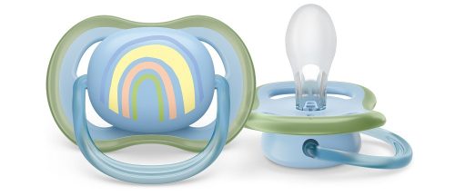 Philips AVENT játszócumi Ultra air Mintás 0-6hó szivárvány, 1db