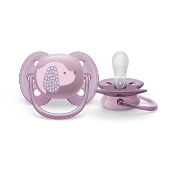  Philips AVENT Játszócumi Ultrasoft Premium 6-18hó lila, 1 db