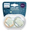 Philips AVENT Játszócumi Ultra air éjszakai 18hó+ neutral 2db