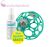 OBALL RATTLE játék 10 cm 0hó+ dark turquoise + AJÁNDÉK Aquaint TERMÉSZETES tisztító folyadék  50ml