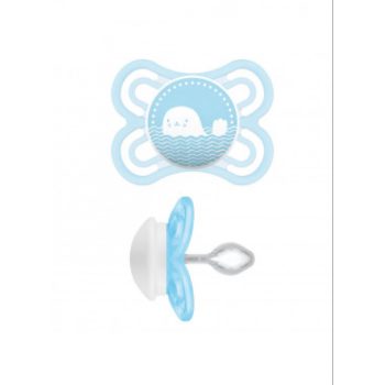   Mam Perfect szilikon cumi 2-6 hó , sterilizáló dobozzal - Fóka