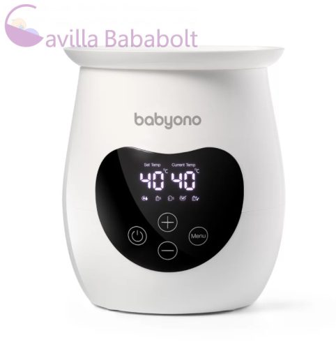 Babyono digitális cumisüveg melegítő és sterilizáló, fehér
