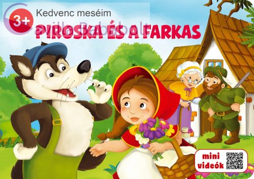 KEDVENC MESÉIM- PIROSKA ÉS A FARKAS 3+ KEMÉNY LAPOZÓKÖNYV 