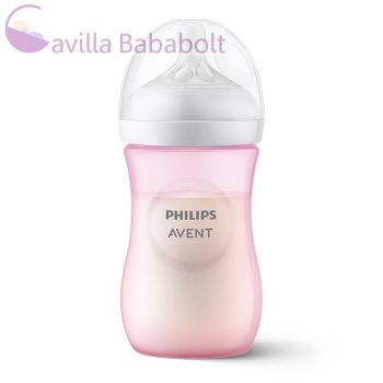   Philips AVENT  Natural Response cumisüveg 260 ml, 1hó+, rózsaszín
