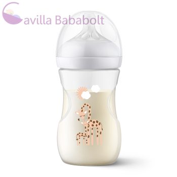   Philips AVENT  Natural Response cumisüveg 260 ml, 1hó+, zsiráf2
