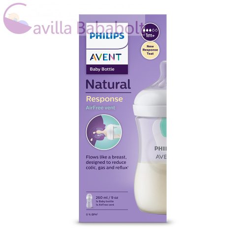 Philips AVENT Natural Response cumisüveg AirFree szeleppel 260 ml, 1hó+