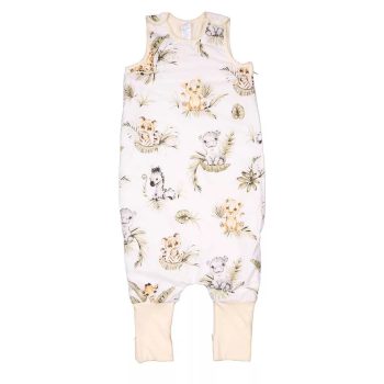   Szafarimintás ujjatlan bélelt tipegő hálózsák, Méret- 116-122-es