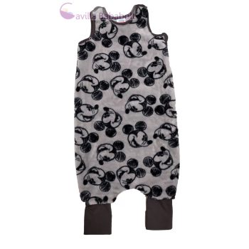   Wellsoft ujjatlan bélelt tipegő hálózsák Mickey egér mintával, Méret - 86-98-as