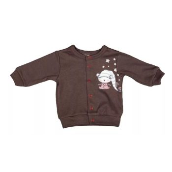   Vékony pamut baba kocsikabát Manó mintával, Méret - 56-os