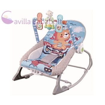   Chipolino Baby Spa rezgő-zenélő pihenőszék 9 kg-ig - Blue