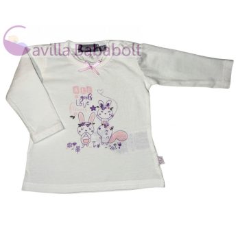 Blue Seven nyuszis pamut felső , Méret: 62-es (3-6 hó)