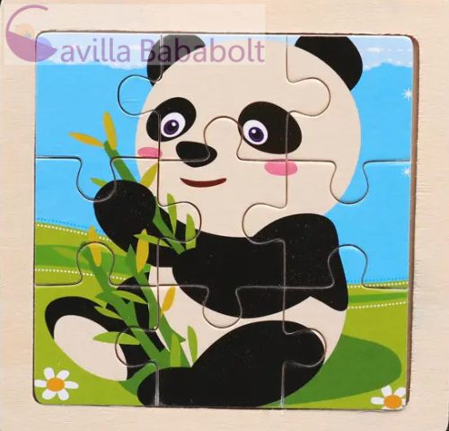 Fa baba puzzle, 11 x11 cm, panda