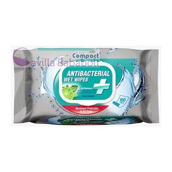   Ultra Compact Antibacterial lime illatú nedves törlőkendő 100db