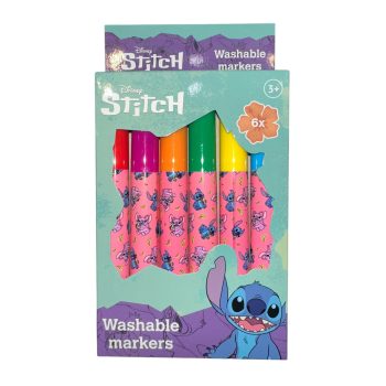 Disney Stitch kimosható filctollak - 6 db
