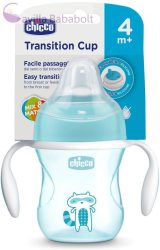 Chicco Transition Cup leszoktató itatópohár, kék