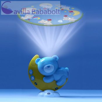 Chicco Next 2 Moon zenélő projektor, kék