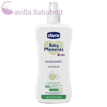   Chicco Hajkifésülő balzsam 200 ml - Kids mandula és őszibarack kivonattal