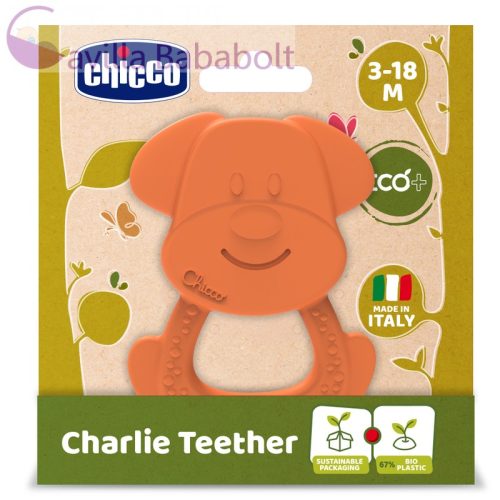 Chicco Charlie kutyás rágóka ECO+, bioműanyag, kutyus