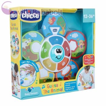   Chicco Virág puzzle állatfigurás formákkal - hang és fény